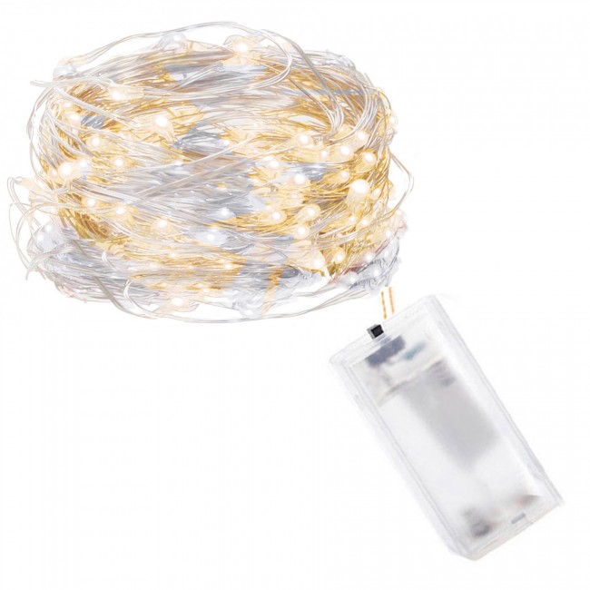 Гирлянда на батарейках Springos 1.9 м 20 LED CL0012 Cold White/Warm White