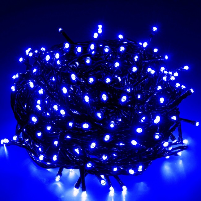 Гирлянда уличная (наружная) Springos 25 м 500 LED CL0523 Blue