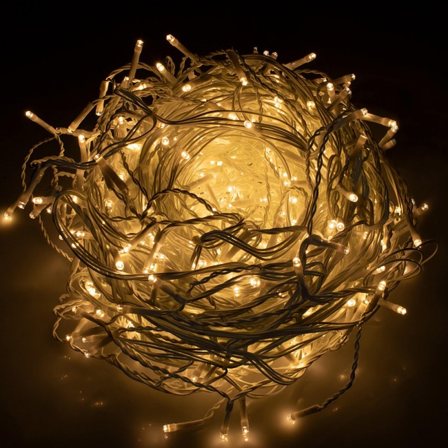 Гірлянда бахрома вулична (зовнішня) Springos 12 м 300 LED CL301 Warm White