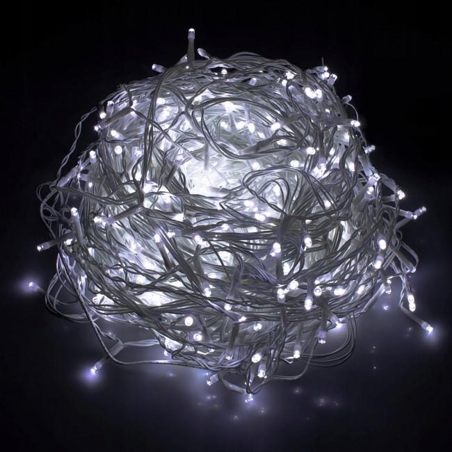 Гирлянда бахрома уличная (наружная) Springos 20 м 500 LED Pilot CL504 Cold White