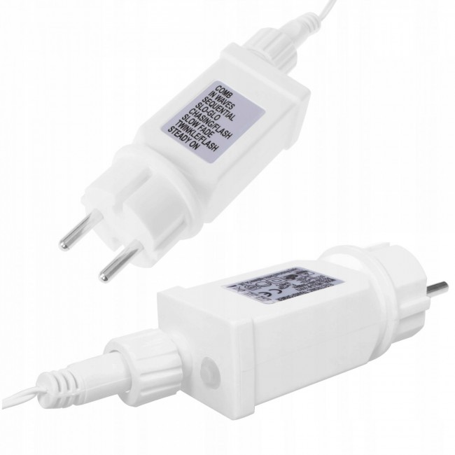 Гирлянда бахрома уличная (наружная) Springos 2 м 92 LED CL4010 Warm White