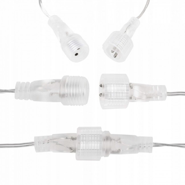Гирлянда бахрома уличная (наружная) Springos 2 м 92 LED CL4010 Warm White