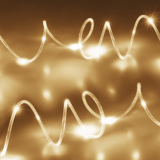 Гирлянда дюралайт на батарейках Springos Rope Lights 5 м 50 LED CL0857 Warm White