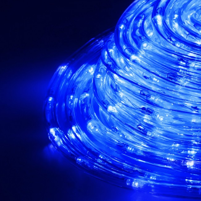 Гирлянда дюралайт уличная (наружная) Springos Rope Lights 10 м 240 LED CL1203 Blue