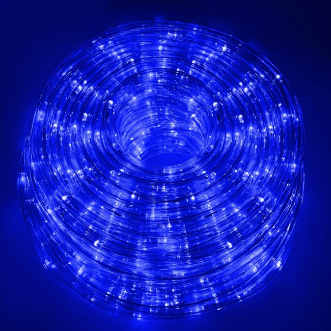 Гирлянда дюралайт уличная (наружная) Springos Rope Lights 10 м 240 LED CL1203 Blue