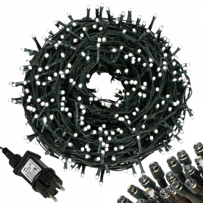 Гирлянда уличная (наружная) Springos 50 м 1000 LED CL1000 Cold White