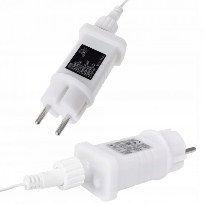 Гирлянда бахрома уличная (наружная) Springos 2 м 136 LED Pilot CL4006 Cold White/Blue
