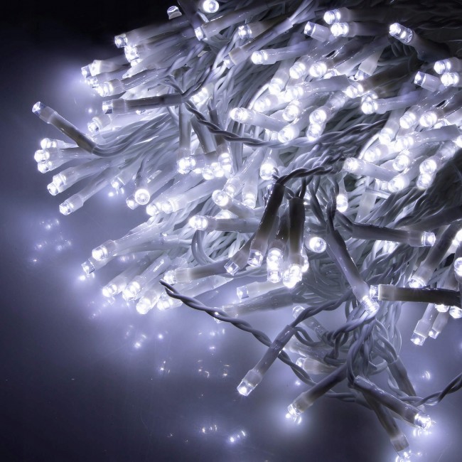 Гирлянда бахрома уличная (наружная) Springos 3 x 3 м 306 LED Pilot CL4000 Cold White