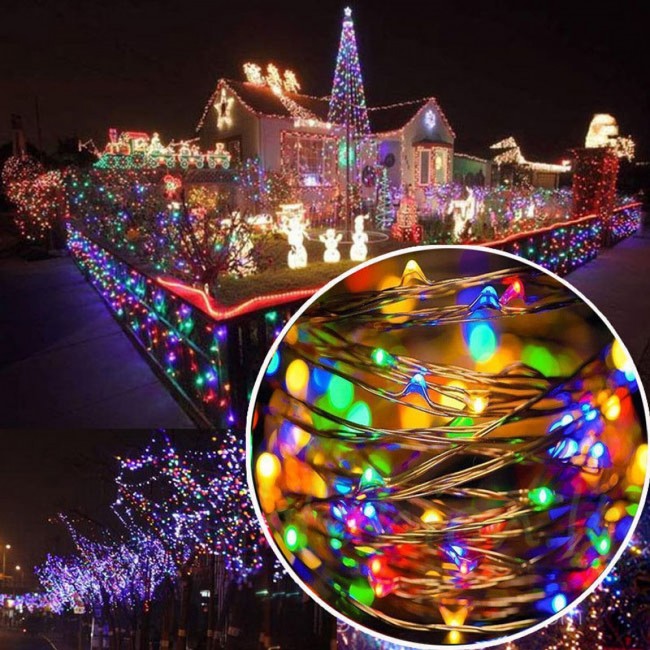 Гирлянда Springos 20 м 200 LED CL0085 Mix