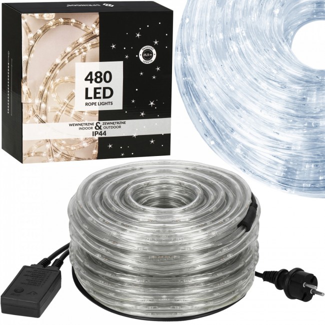 Гирлянда дюралайт уличная (наружная) Springos Rope Lights 20 м 480 LED CL1205 Cold White