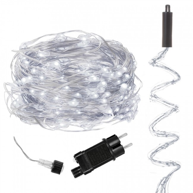 Гирлянда (конский хвост) Springos 2 м 300 LED CL0094 Cold White