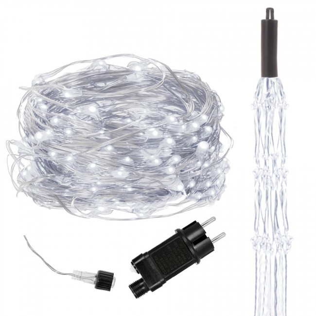 Гирлянда (конский хвост) Springos 2 м 300 LED CL0094 Cold White