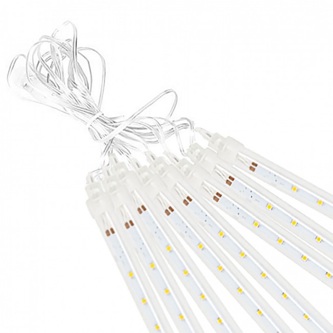 Гірлянда метеоритний дощ Springos 3 м 144 LED CL1214 Warm White