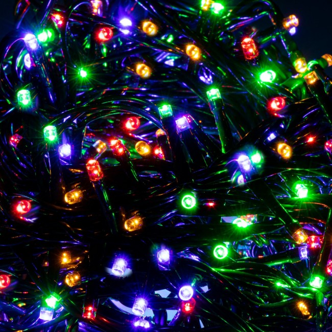 Гирлянда уличная (наружная) Springos 50 м 1000 LED CL1002 Mix