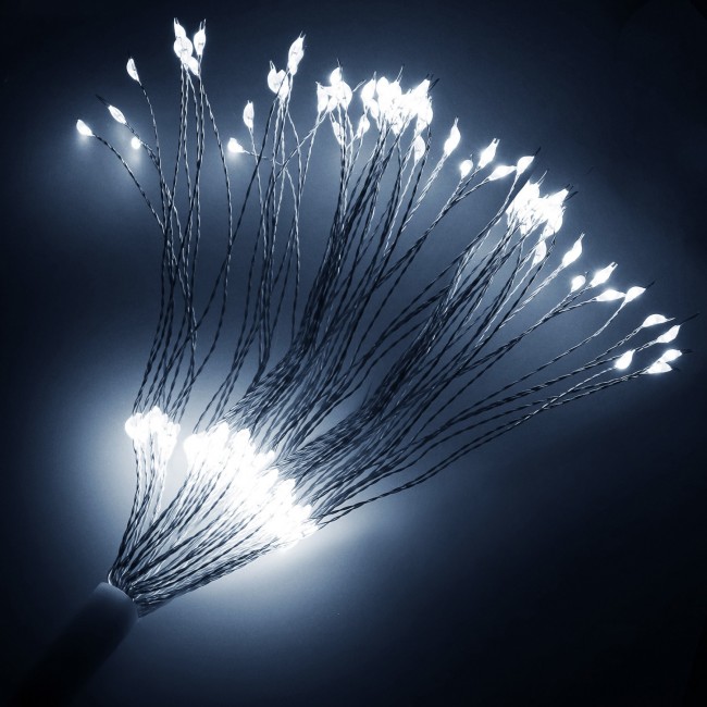 Гирлянда фейерверк на батарейках Springos 3D 100 LED CL0182 Cold White