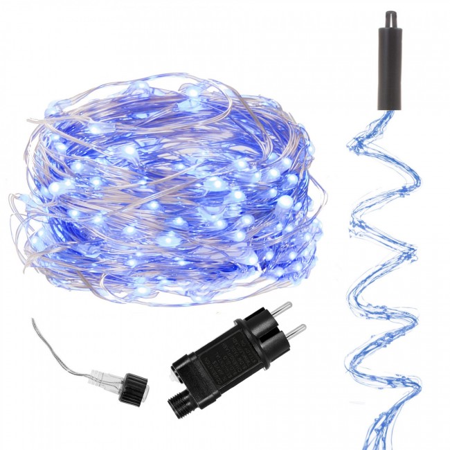 Гирлянда (конский хвост) Springos 2 м 300 LED CL0095 Blue