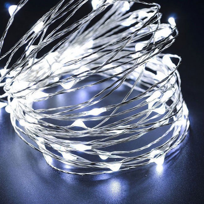 Гирлянда на батарейках Springos 1.9 м 20 LED CL0006 Cold White