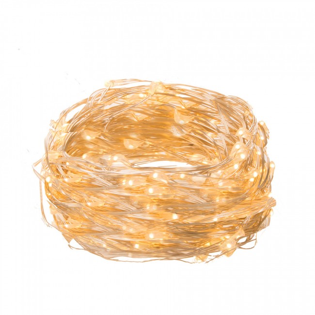 Гирлянда на батарейках Springos 9.9 м 100 LED CL0018 Warm White