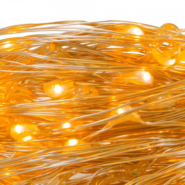 Гирлянда на батарейках Springos 9.9 м 100 LED CL0018 Warm White