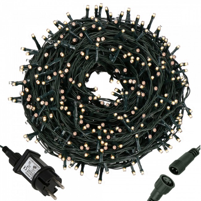 Гирлянда уличная (наружная) Springos 15 м 300 LED CL0321 Warm White