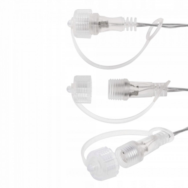 Гирлянда бахрома уличная (наружная) Springos 2 м 138 LED CL4011 Cold White