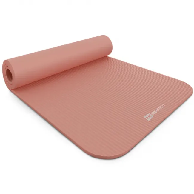 Коврик для йоги Hop-Sport HS-NB010GM NBR 1см персиковый