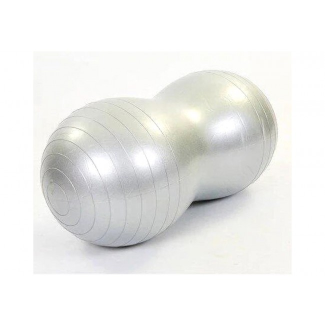 Мяч для фитнеса EasyFit Peanut 45х90 см серый (фитбол орех-арахис) Мяч для фитнеса EasyFit Peanut 45х90 см серый (фитбол орех-арахис)
