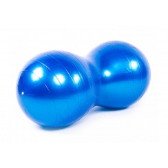 М'яч для фітнеса EasyFit Peanut 45х90 см синій (фітбол горіх-арахіс)