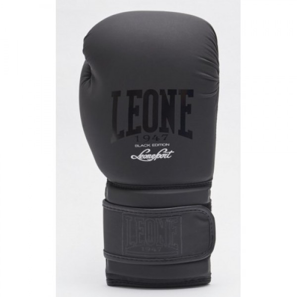Боксерські рукавички Leone Mono Black 14 ун.