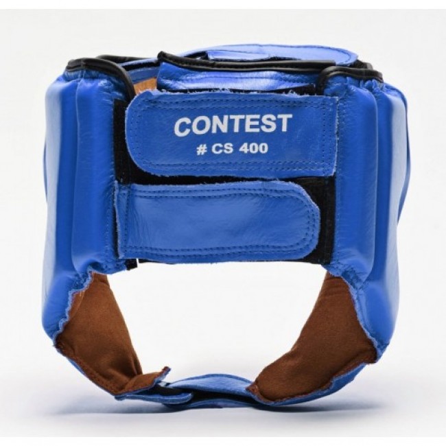 Боксерський шолом для змагань Leone Contest Blue M