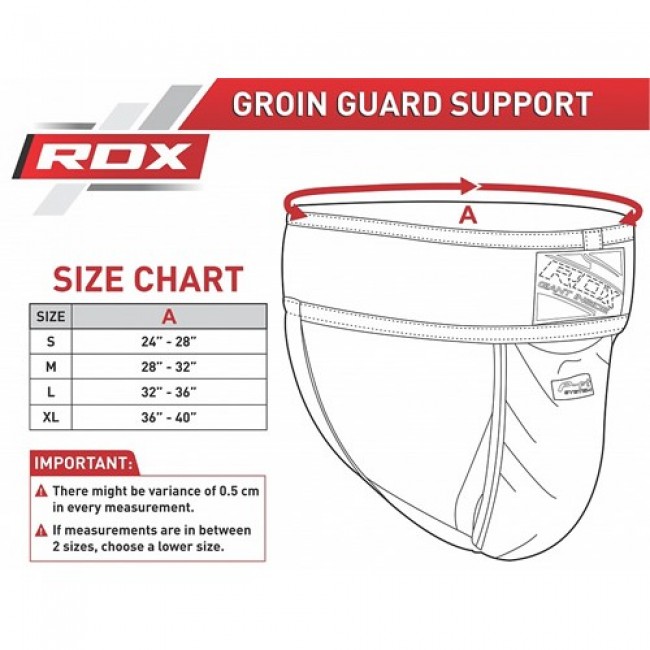 Защита паха RDX Groin Guard Black XL