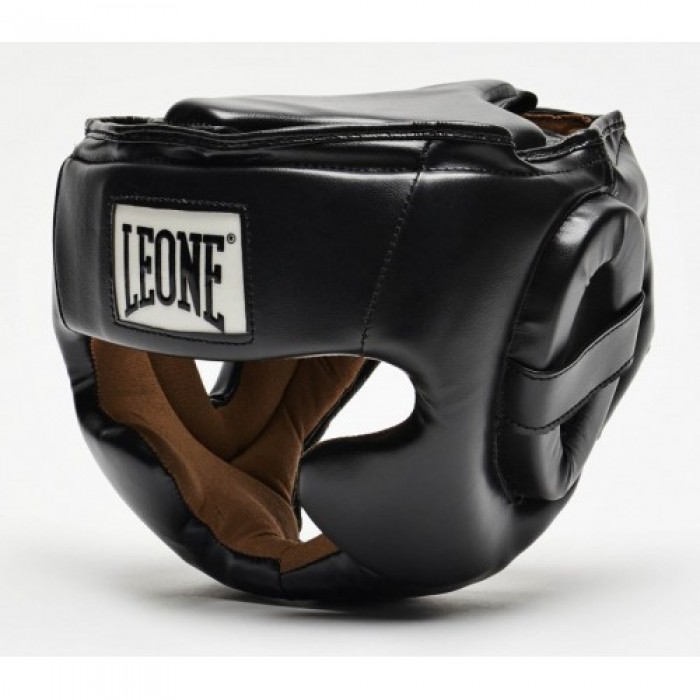 Боксерский шлем Leone Junior Black S