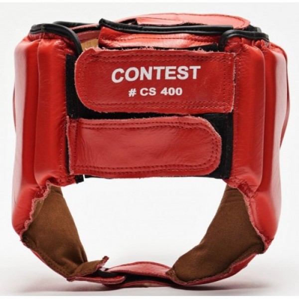 Боксерський шолом для змагань Leone Contest Red M