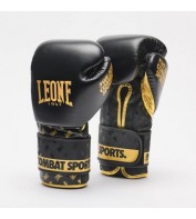 Боксерские перчатки Leone DNA Black 14 ун.