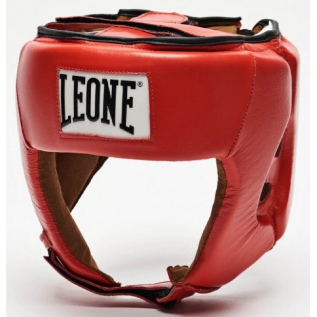 Боксерський шолом для змагань Leone Contest Red S Боксерський шолом для змагань Leone Contest Red S