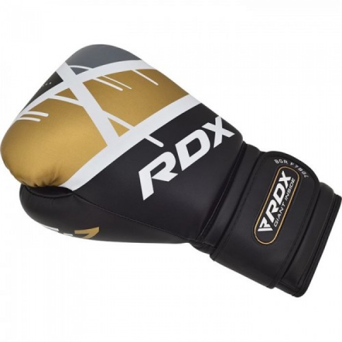 Боксерские перчатки RDX Rex Leather Black 16 ун.