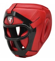 Боксерський шолом тренувальний RDX Guard Red M