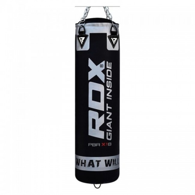 Боксерский мешок RDX Leather Black 1.2 м, 40-50 кг Боксерский мешок RDX Leather Black 1.2 м, 40-50 кг