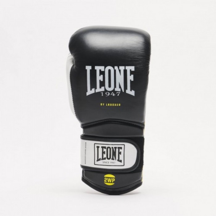 Рукавички боксерські Leone Tecnico Black Yellow 12 ун.