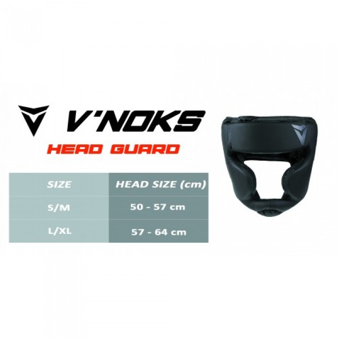 Боксерский шлем V`Noks Ultima Black Training L/XL