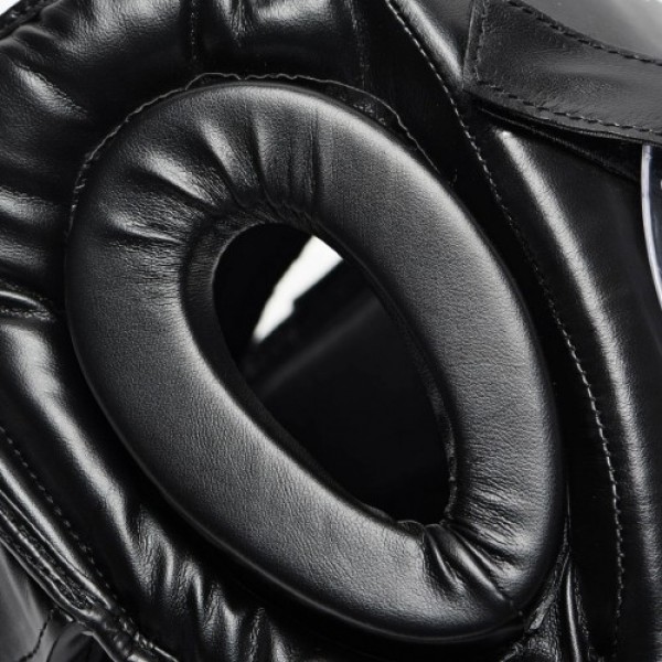 Боксерский шлем Leone Plastic Pad Black M/L