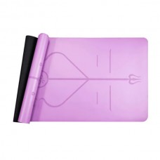 Мат для йоги Generation Fitness 183х61х0,6 фиолетовый