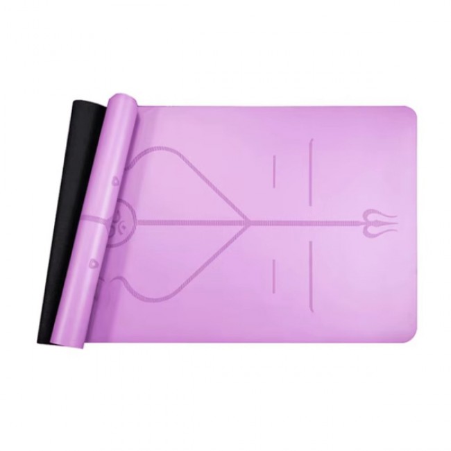 Мат для йоги Generation Fitness 183х61х0,6 фиолетовый