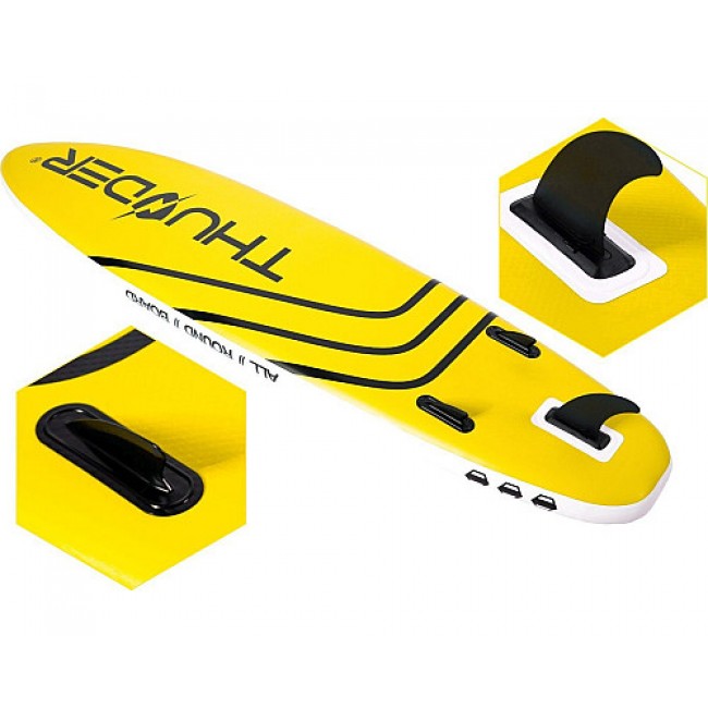 Надувная SUP доска (Сап борд) THUNDER COAST YELLOW 320