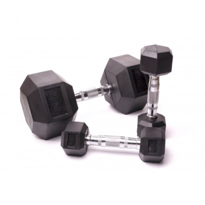 Гексагональний гантельний ряд Fitnessport D-05 12,5-50kg (16 пар) 1000 кг