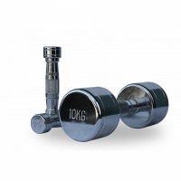 Хромированный гантельный ряд Generation Fitness D-04 1-10 кг (10 пар) 110 кг