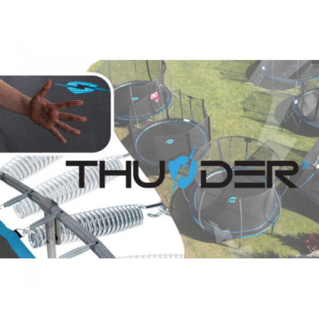 Батут THUNDER OUTSIDE PRO 8FT голубой
