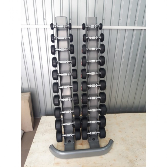 Обгумований гантельний ряд Generation Fitness FDS-01 1-10кг (10 пар) 110 кг