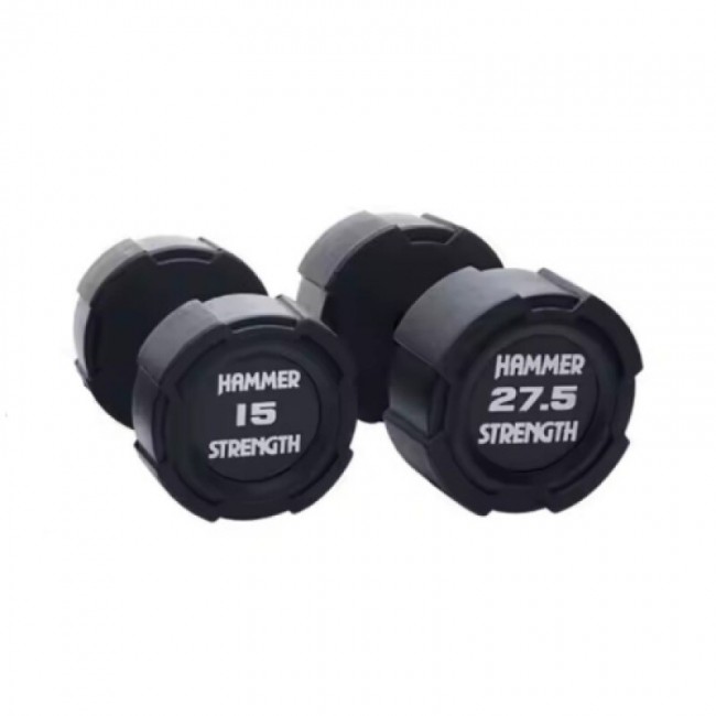 Гантельный ряд 12.5-30 кг Hammer Strength TPU (8 пар) 340 кг