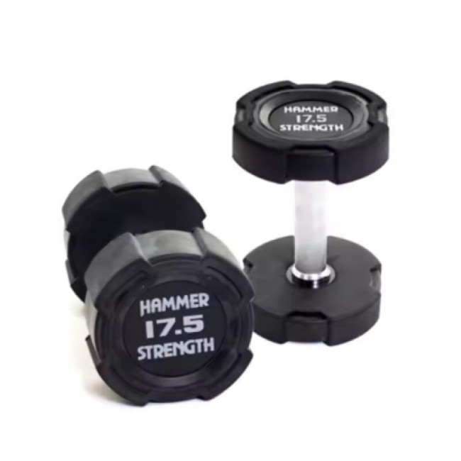 Гантельный ряд 12.5-30 кг Hammer Strength TPU (8 пар) 340 кг